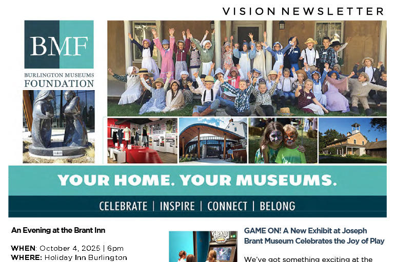 Burlington Museums Foundation Newsletter Spring 2024
