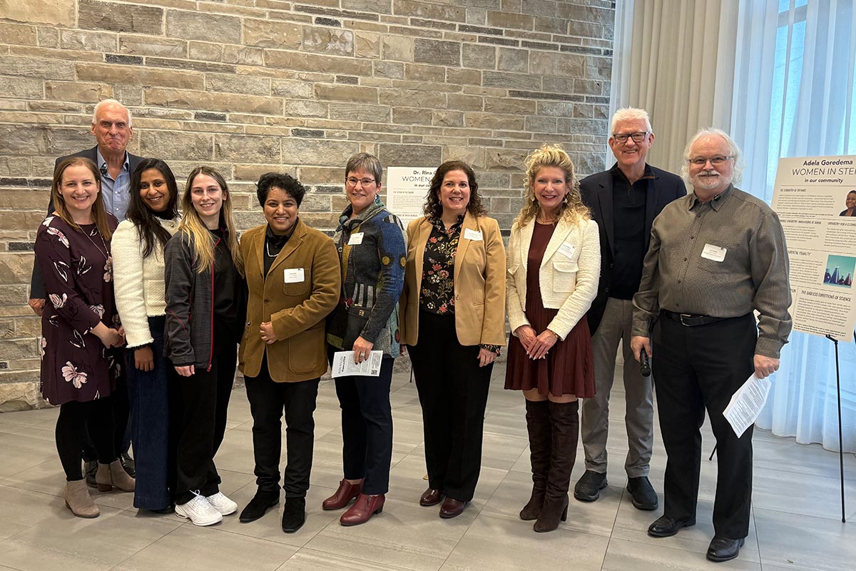 Guest participants at Iron Willed: Women in STEM Exhibit